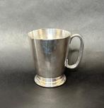 Mappin & Webb Sheffield, verzilverde beker mok, Antiek en Kunst, Antiek | Zilver en Goud, Ophalen of Verzenden