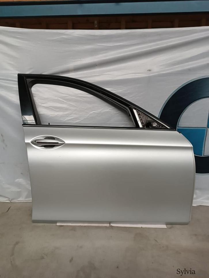 Rechts voor deur portier BMW 5 serie  F10 F11 F18  Titansilv, Auto-onderdelen, Carrosserie, Deur, Gebruikt, Ophalen of Verzenden