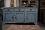 Dressoir eiken *zeezicht* vintage landelijk, Huis en Inrichting, Ophalen, 150 tot 200 cm, Eikenhout, Zo goed als nieuw
