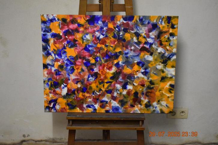 Serie nr. 81 van de abstracte schilderkunst, door joky kamo, Antiek en Kunst, Kunst | Schilderijen | Modern, Ophalen