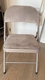 10 taupe klapstoelen - nieuw, Huis en Inrichting, Stoelen, Ophalen, Overige kleuren, Nieuw, Stof