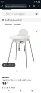 Ikea hoge kinderstoel met blad, type Antilop, Kinderen en Baby's, Ophalen, Zo goed als nieuw