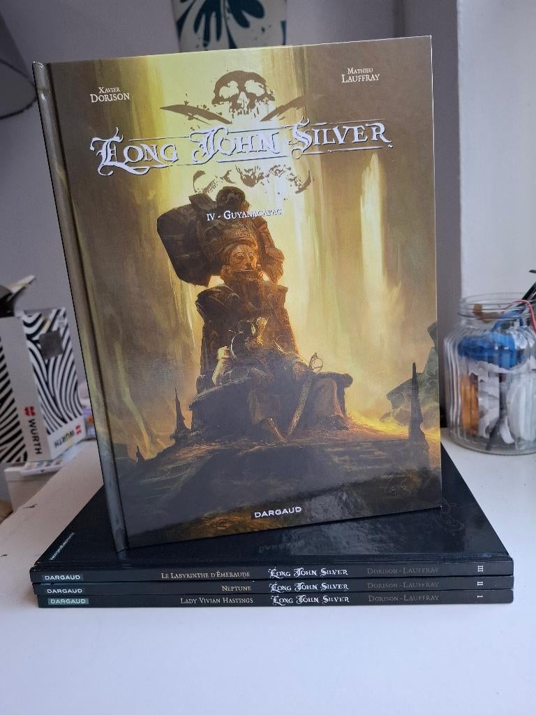 LONG JOHN SILVER LAUFFRAY TOMES 1 à 4 SERIE COMPLETE, Livres, BD, Comme neuf, Série complète ou Série, Enlèvement ou Envoi