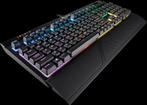 Gaming - Corsair Strafe RGB MK.2 Cherry MX Silent AZERTY, Computers en Software, Ophalen of Verzenden, Azerty