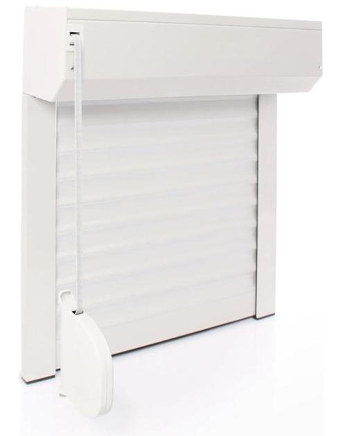 Volets en PVC blanc, Doe-het-zelf en Bouw, Rolluiken, Nieuw, Wit, Ophalen
