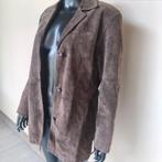 Lederen damesjas Naf Naf, Kleding | Dames, Maat 38/40 (M), Bruin, Verzenden, Zo goed als nieuw