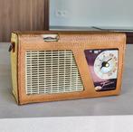 Vintage Transistor Radio - La Voix de son Maitre, TV, Hi-fi & Vidéo, Radios, Utilisé, Enlèvement ou Envoi, Radio