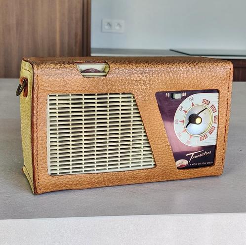 Vintage Transistor Radio - La Voix de son Maitre, TV, Hi-fi & Vidéo, Radios, Utilisé, Radio, Enlèvement ou Envoi