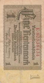 Eine Rentenmark Berlin januari 1937, Los biljet, Duitsland, Ophalen of Verzenden