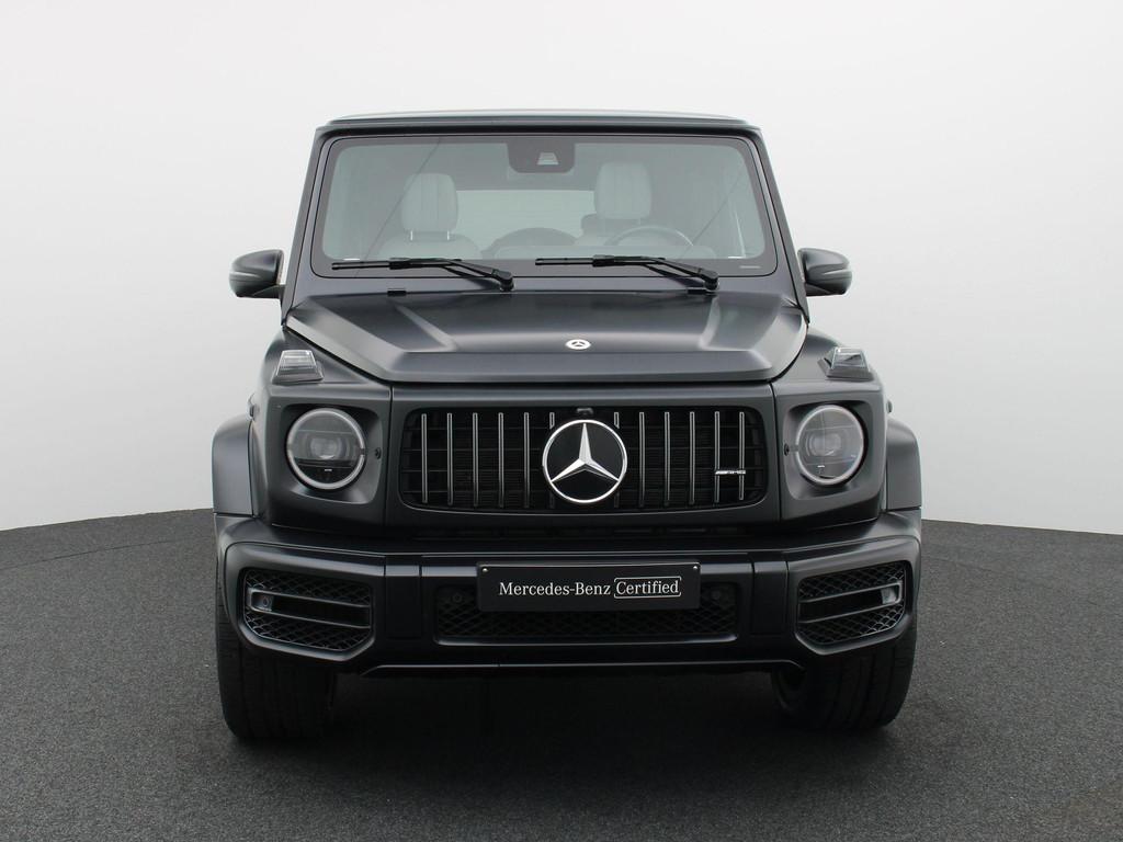 Mercedes-Benz G 63 AMG + BURMESTER + TREKHAAK + NAPPA + SURR, Auto's, Automaat, 585 pk, Stof, 8 cilinders