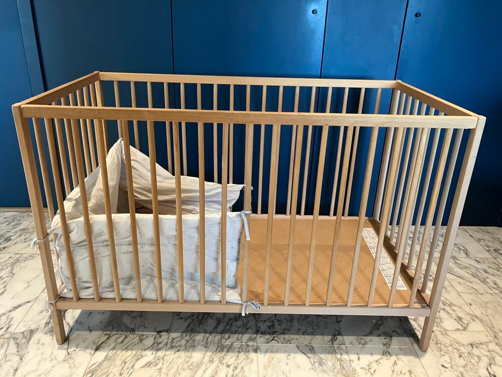 Aerospleep Premium uitschuifbaar babybed + matras, Ophalen, Zo goed als nieuw, Ledikant