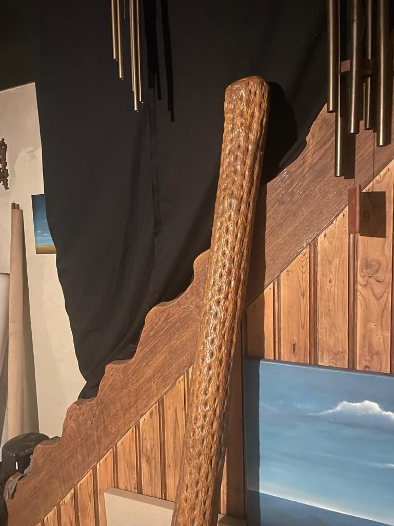 bâton de pluie géant, Enlèvement