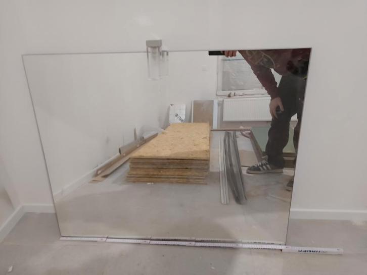 Grand miroir de salle de bain avec éclairage – 100 cm, Maison & Meubles, Accessoires pour la Maison | Miroirs, Enlèvement