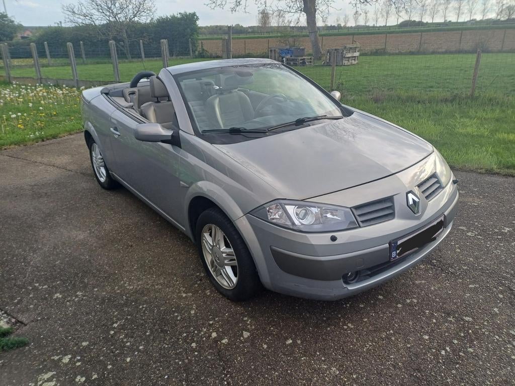 Renault Megane Cabrio, Auto's, Renault, Particulier, Diesel, Euro 3, Cabriolet, 2 deurs, Handgeschakeld, Beige, Beige, Leder, Ophalen