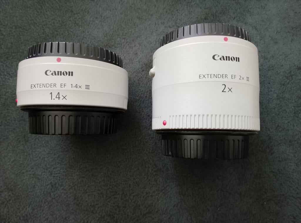 Canon 1,4x MK III en 2x EF Extender MK IIIin nieuwe staat , Ophalen of Verzenden