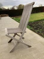 Teak stoelen, Tuin en Terras, Tuinstoelen, Ophalen, Gebruikt, Teakhout