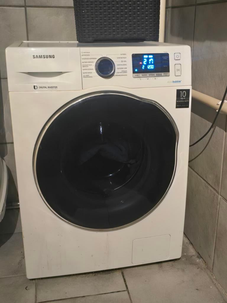 Wasmachine en droger Samsung, Ophalen