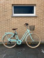 B'TWIN Elops 520 Stadsfiets – Mintgroen – 6 versnellingen, Fietsen en Brommers, Ophalen, Gebruikt, Versnellingen