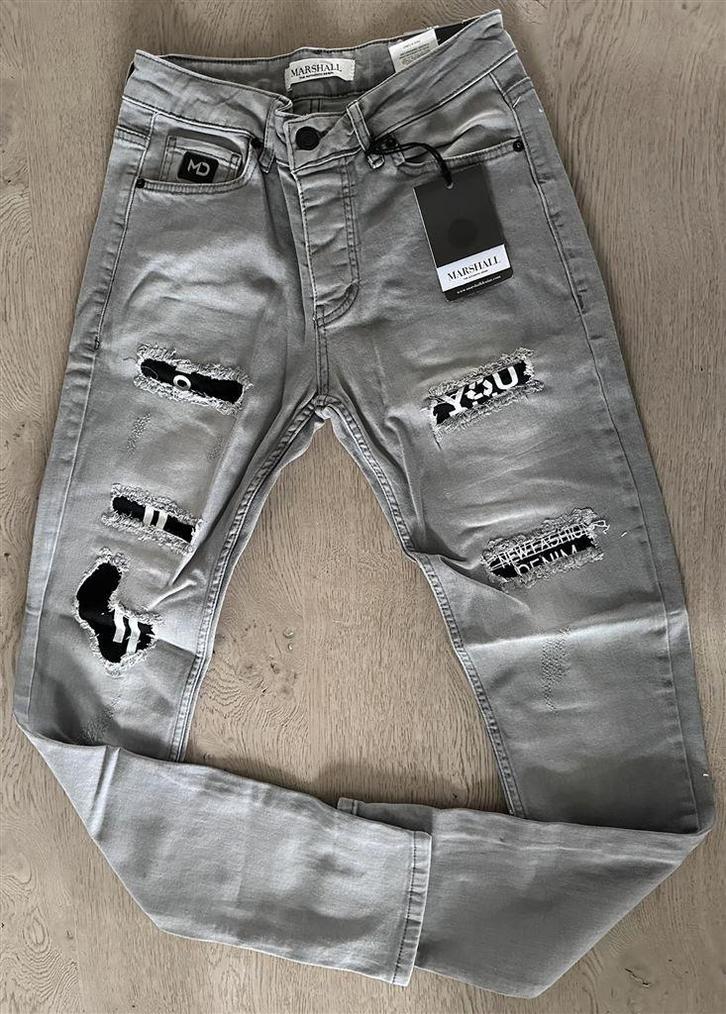 Marshall Denim Jeans ~NIEUW~ [11] Maat 31, Kleding | Heren, Spijkerbroeken en Jeans, Nieuw, W32 (confectie 46) of kleiner, Grijs