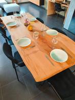 NIEUW: Massieve Boomstamtafel 8cm - 150j oude Beuk - 200cm, Huis en Inrichting, Ophalen, Industrieel/landelijk, 50 tot 100 cm