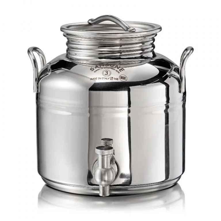 Hoge kwaliteit roestvrij stalen olijfolie vat van 5 - 100 L, Enlèvement ou Envoi, Niet ingevuld, Niet ingevuld, Neuf