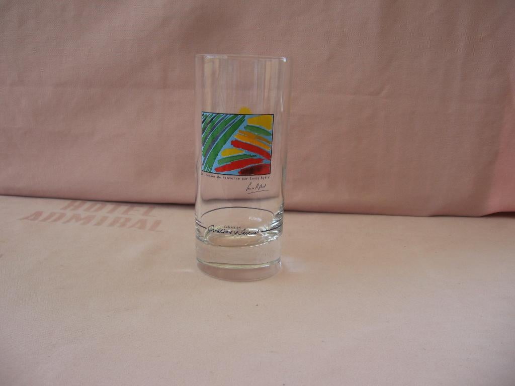 Verre Ricard Sonia Rykiel, Collections, Marques & Objets publicitaires, Enlèvement ou Envoi, Comme neuf, Ustensile