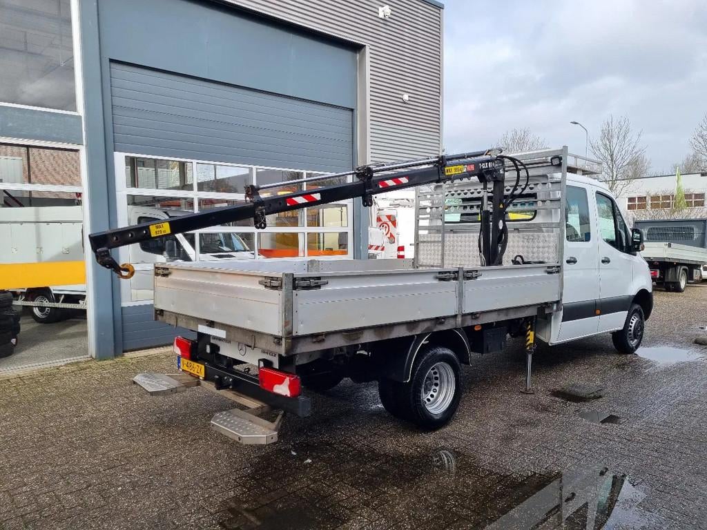 Mercedes-Benz Sprinter 514 CDI Open Laadbak Hiab Kraan 1000k, Auto's, Bestelwagens en Lichte vracht, Automaat, 4 deurs, Achterwielaandrijving
