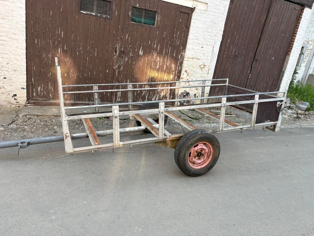 Remorque 3m 750kg, Bricolage & Construction, Chariots de transport, Comme neuf, Enlèvement