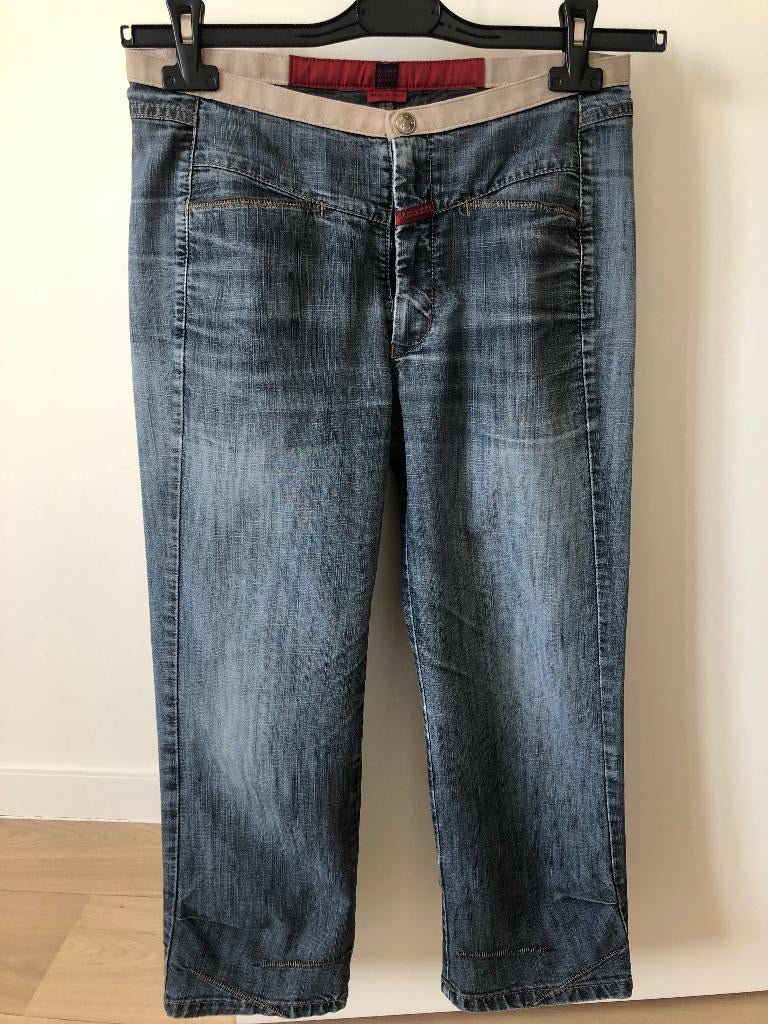 Jeansbroek Marithé&François Girbaud, Blauw, Marithé&François Girbaud, Gedragen, Ophalen