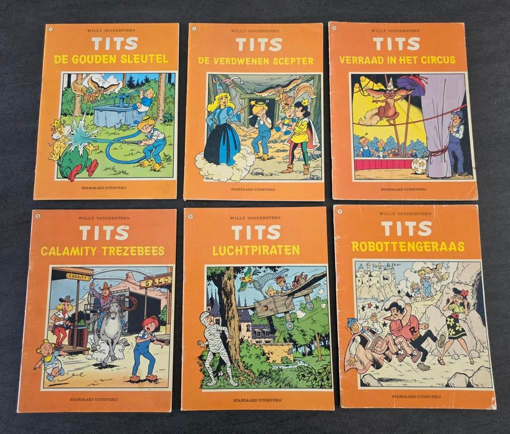 Lot strips: Tits, Boeken, Ophalen of Verzenden, Gelezen