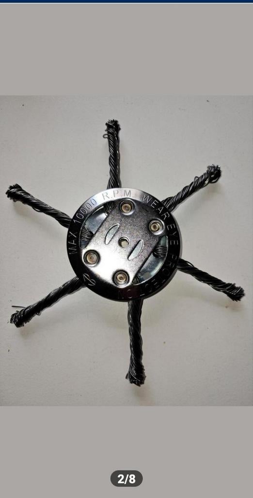 2x Onkruidborstel- Grastrimborstel Nieuw, Ophalen, Nieuw