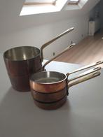 Koperen pannetjes, Huis en Inrichting, Keuken | Potten en Pannen, Ophalen