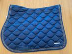 tapis de selle, Dieren en Toebehoren, Paarden en Pony's | Dekens en Dekjes, Ophalen, Zo goed als nieuw, Blauw, Zadeldekje