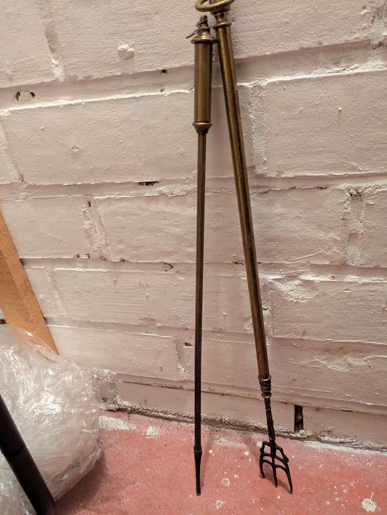 Ferronnerie pour cheminée/feu ouvert vintage, Maison & Meubles, Cheminées, Enlèvement