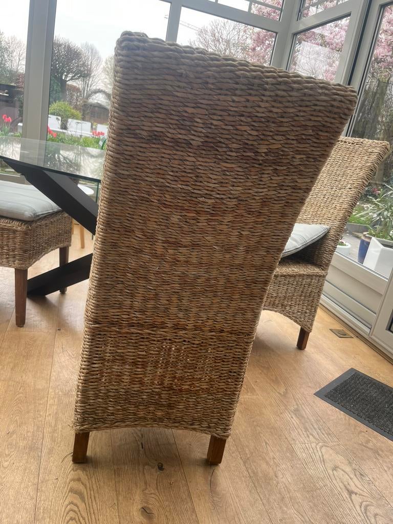 4 chaises rotin, Enlèvement, Comme neuf