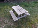 Houten kinderpicknickbank, Gebruikt, Rechthoekig, Hout, Ophalen