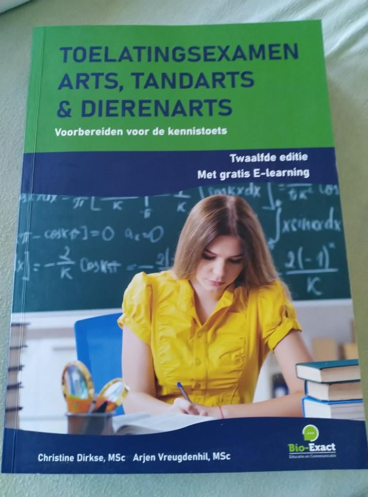 Studieboek toelatingsexamen arts, dierenarts en tandarts, Boeken, Ophalen of Verzenden, Zo goed als nieuw, Overige niveaus