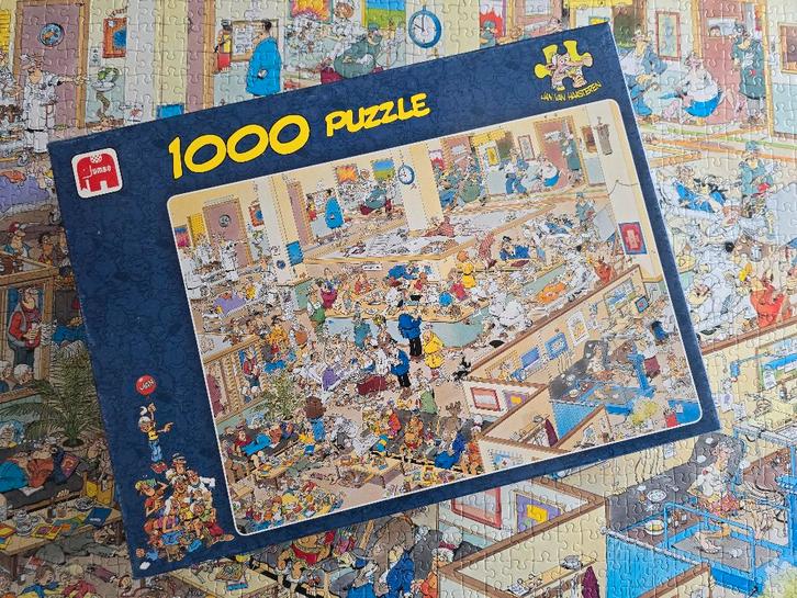 8 Jan Van Haasteren puzzels, Hobby en Vrije tijd, Denksport en Puzzels, Zo goed als nieuw, Legpuzzel, 500 t/m 1500 stukjes, Ophalen of Verzenden