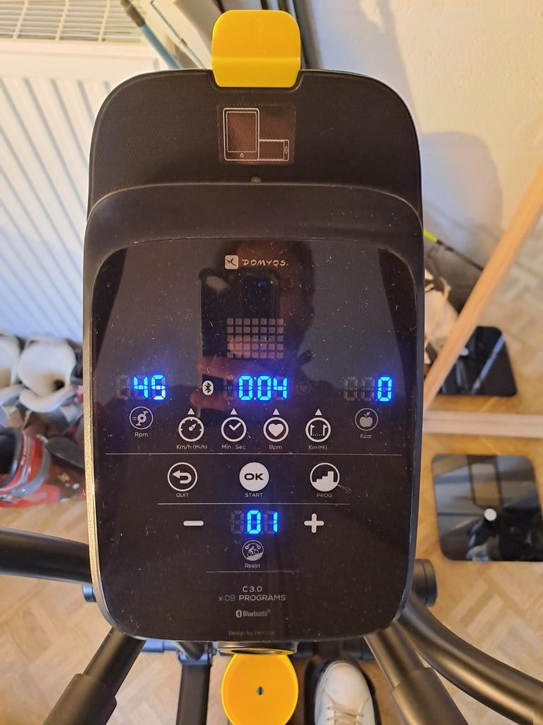 Velo elliptique Domyos Fel520 - comme neuf, Enlèvement, Vélo elliptique