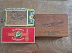 Houten vintage sigaren kistjes, Ophalen of Verzenden, Gebruikt, Tabaksdoos of Verpakking