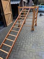 klimrek 150 cm hoog en 100 x 100 cm met diverse ladders, Sport en Fitness, Turnen, Ophalen, Gebruikt, Materiaal