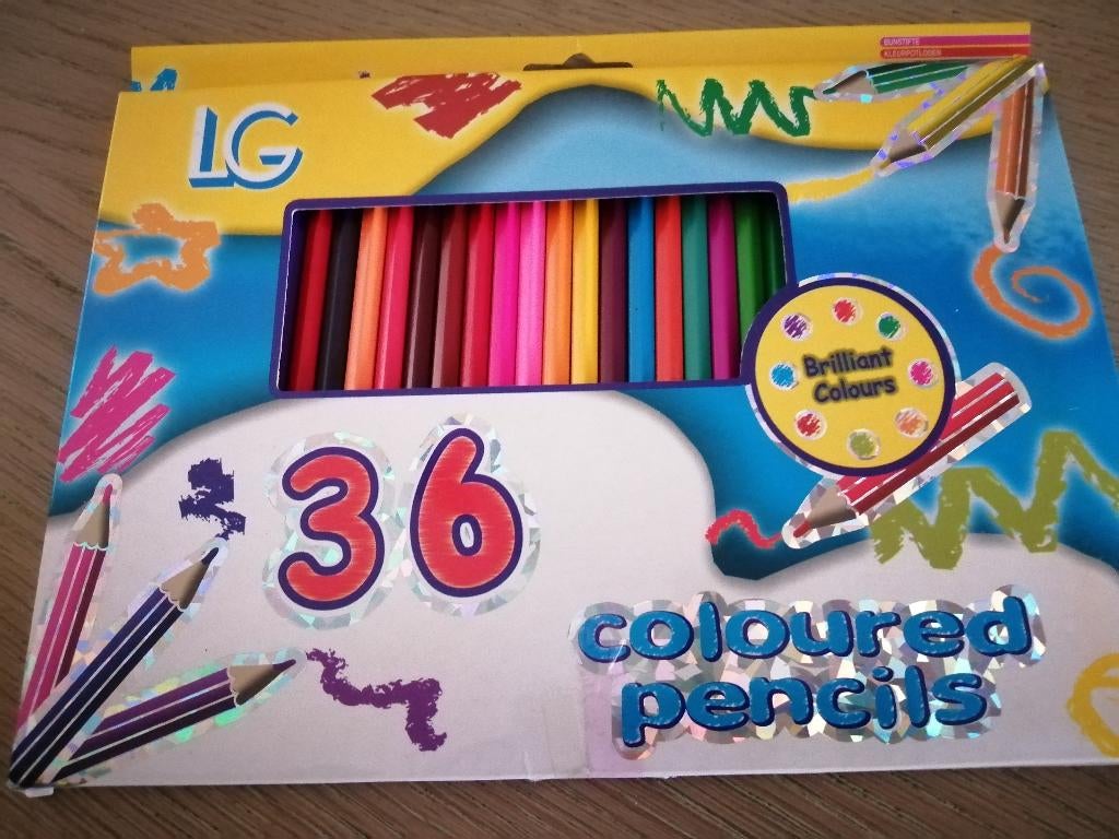 nieuw 36 kleurpotloden, Divers, Fournitures scolaires, Enlèvement ou Envoi, Neuf
