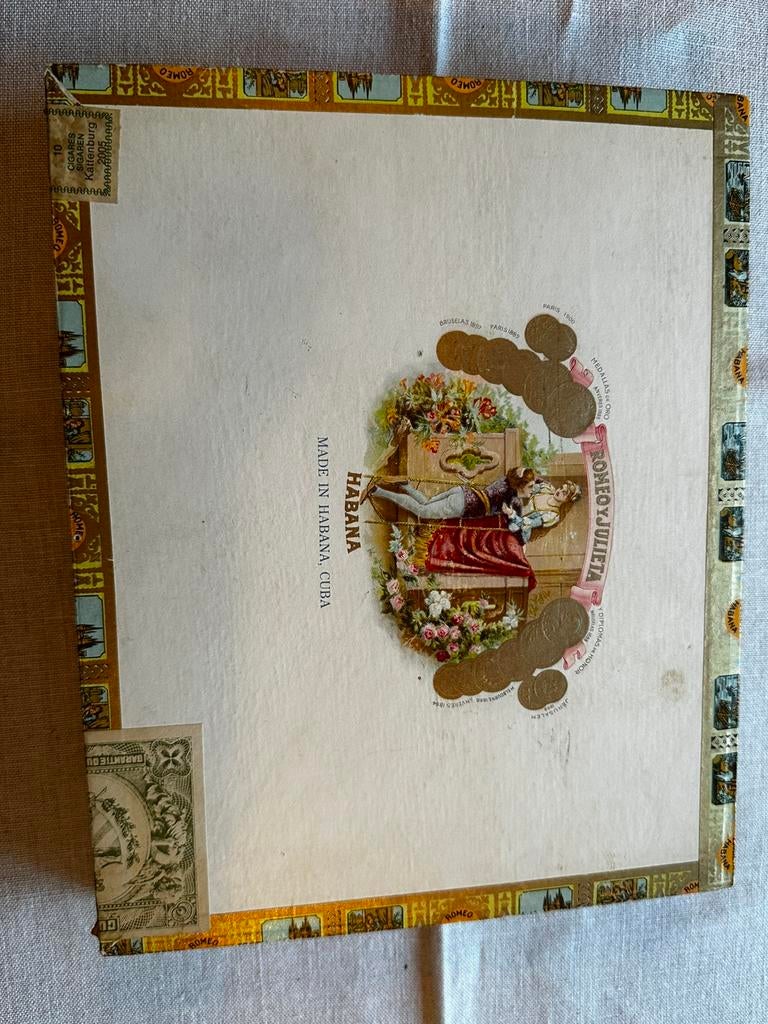 Houten sigarendoos, Verzamelen, Ophalen, Zo goed als nieuw