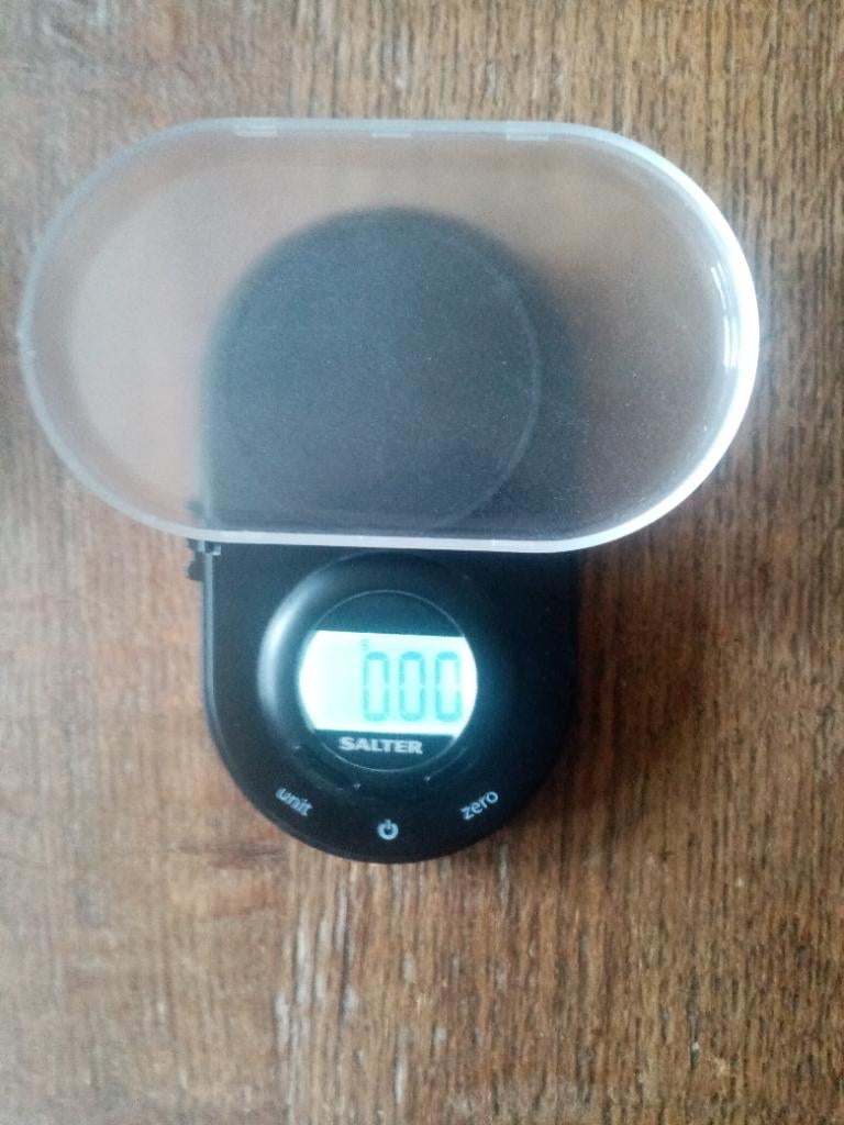 Salter keukenweegschaal 1270 BKDR, Ophalen, Minder dan 10 kg, Keukenweegschaal, Fijner dan 1 gram