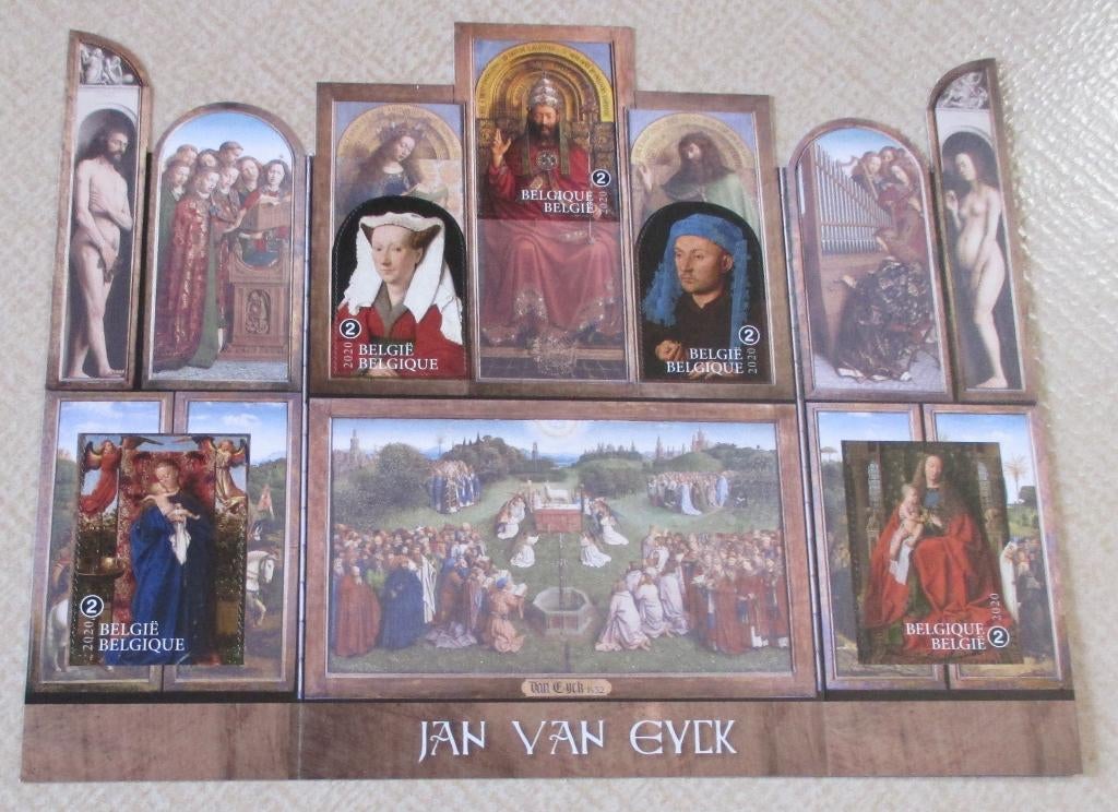 1 blok BL248 Jan van Eyck, Ophalen of Verzenden, Zonder stempel, Postfris, Postfris