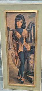 Schilderij van Maio te koop - Harlequin with columns ., Enlèvement