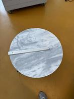 Marmeren Salontafel Set, Huis en Inrichting, Tafels | Salontafels, Ophalen, Gebruikt, 50 tot 100 cm, Rond