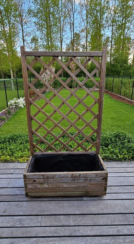 Plantenbak met klimrek, Ophalen, Gebruikt, Balkon, 60 tot 100 cm