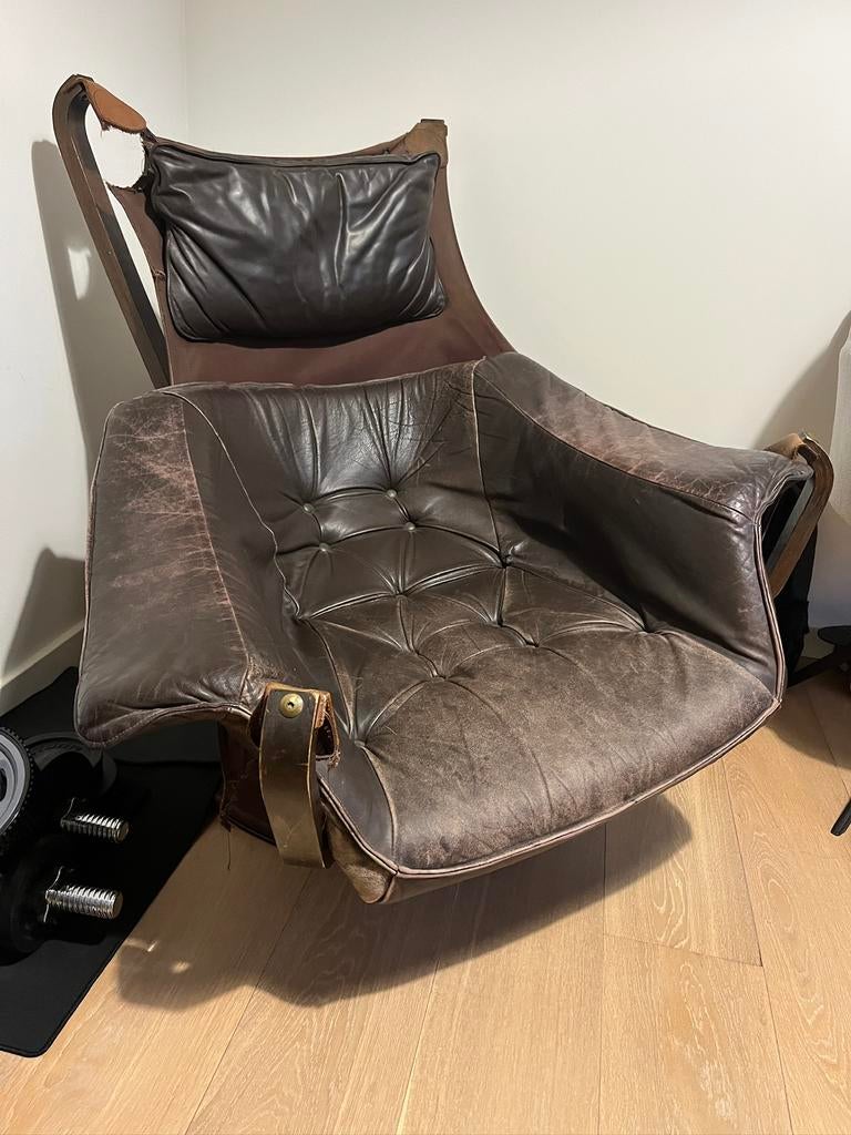 Fautuil, Enlèvement, Utilisé, Une personne, Cuir