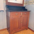 Commode 2 portes avec marbre et miroir, Enlèvement